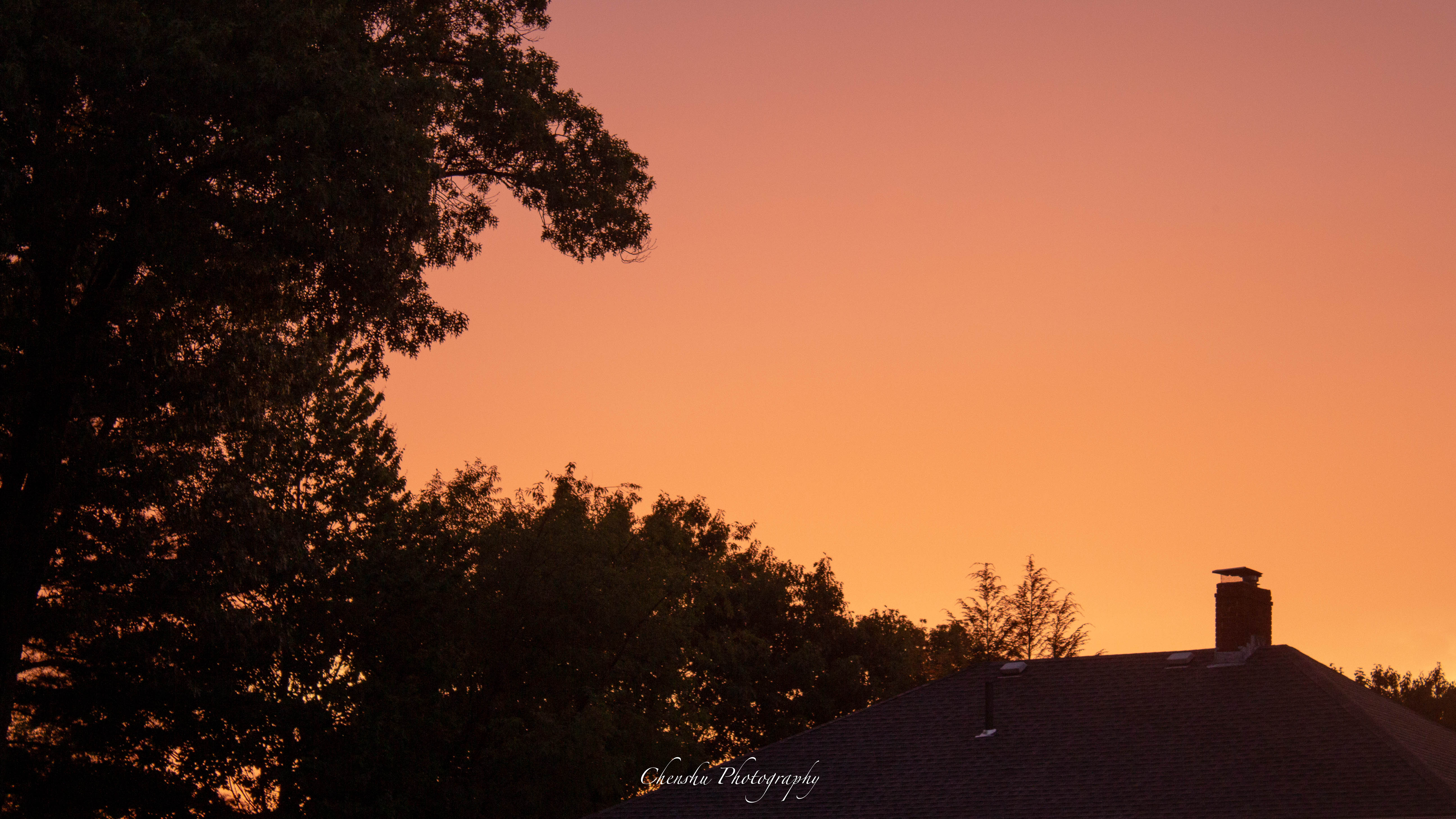 Boston Neighborhood Sunset